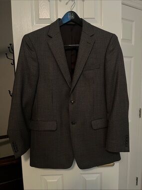 Jos. A. Bank Men's Brown Checked Sport Coat
